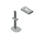 Produktbild: Kermi Abdeckblende für Standkonsolenfuß, Rohbodenmontage, weiß, 30x10 mm, ZB01190001.
